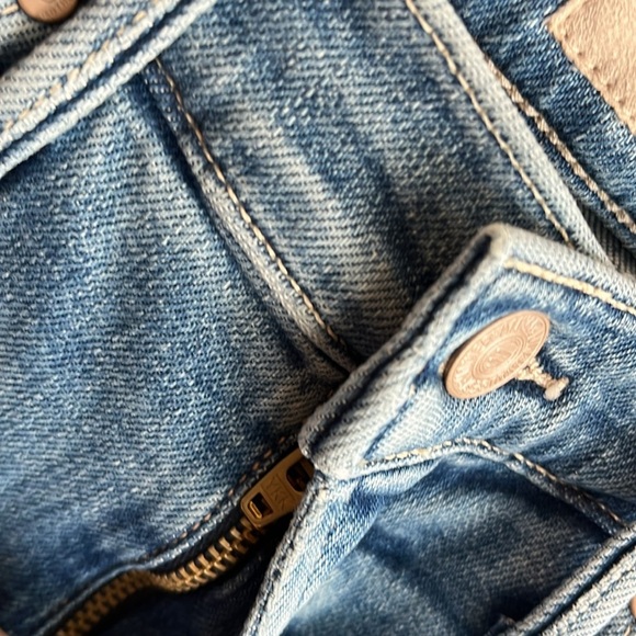 MOTHER  Mid Rize Dazzler Ankle Fray Size 24 NWT - Picture 7 of 16